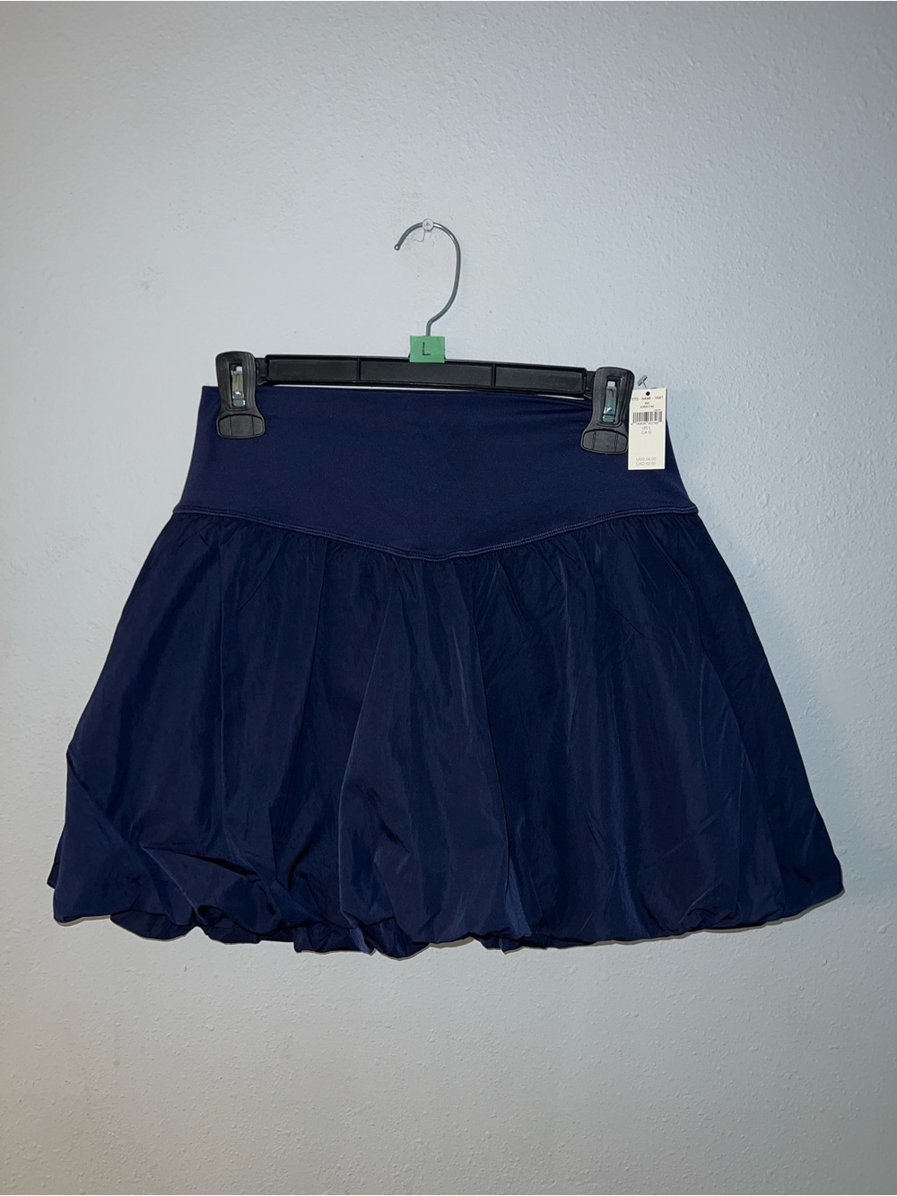 OFFLINE by Aerie Pull-On Skort Built-In Shorts Pockets Navy Women’s L